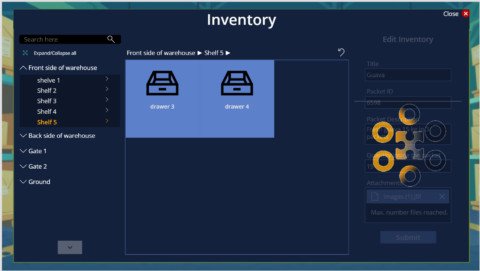 InventoryScreen_PowerApps_WarehouseManagement_DrawerGridpng